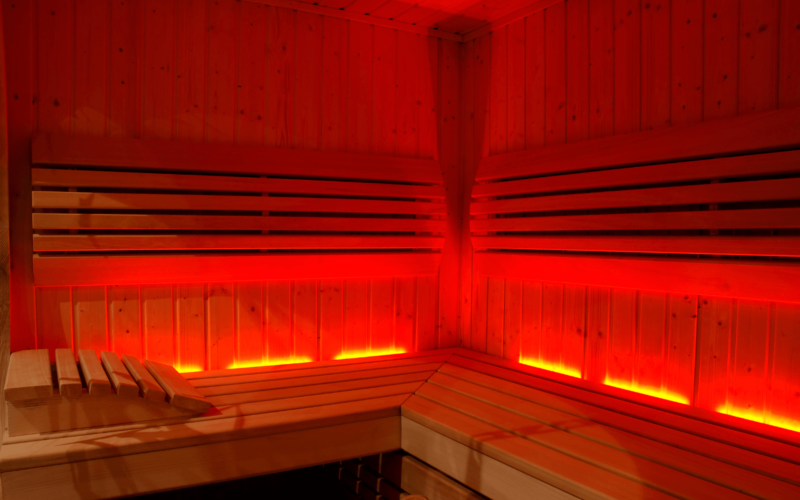 Sunlighten infrared sauna at Root Cause Healthcare and Fitness